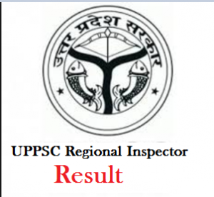 uppsc regional inspector result