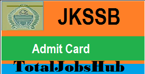 jkssb admit card