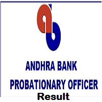 Andhra Bank PO Result