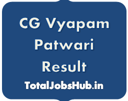 CG Vyapam Patwari Result