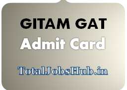 GITAM GAT Admit Card