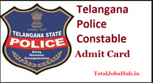 telangana police constable admit card