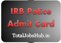 irb police admit card
