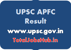 UPSC APFC Result
