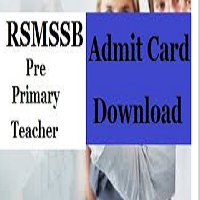 rsmssb ntt admit card