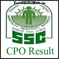 ssc cpo result