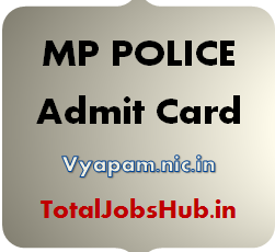 MP Vyapam Constable Admit Card