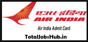 air india admit card