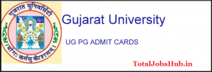gujarat university admit card