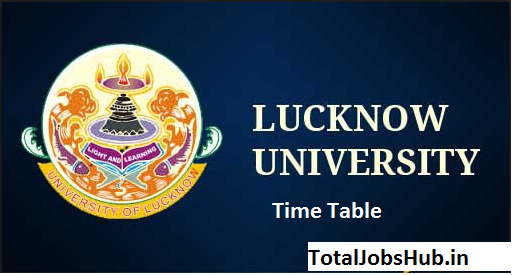 lucknow university time table