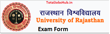 rajasthan university exam form