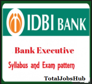 idbi bank executive syllabus