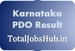 Karnataka PDO Result