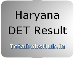 Haryana DET Result