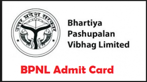 bpnl admit card