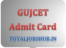 gujcet admit card