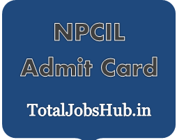 npcil admit card