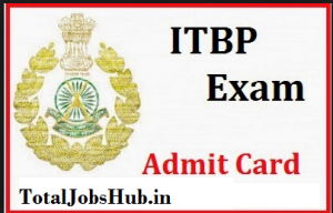 ITBP Constable Admit Card