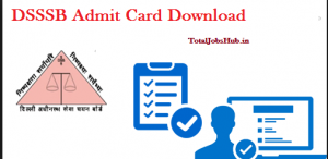 dsssb admit card