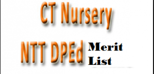 up ct nursery ntt dped merit list