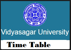 vidyasagar university exam routine
