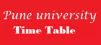 pune university time table