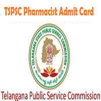 tspsc pharmacist hall ticket