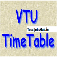 vtu time table pdf