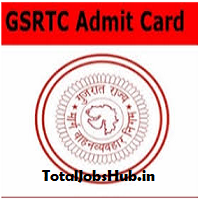 gsrtc conductor admit card