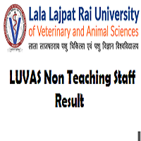 luvas non teaching staff result