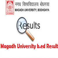 magadh university b.ed entrance Exam result
