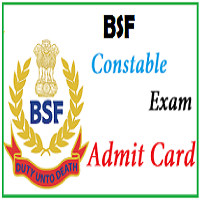 BSF Constable Group C Admit Card