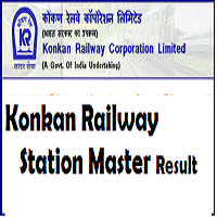 konkan railway station master result