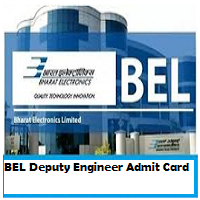 bel deputy engineer admit card