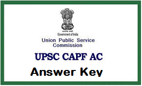 upsc capf ac answer key
