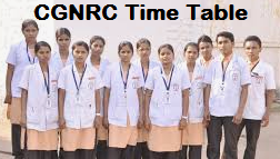 CGNRC ANM GNM Time Table