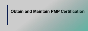 How To Maintain A PMP Certification
