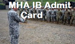 Intelligence Bureau Security Assistant Admit Card