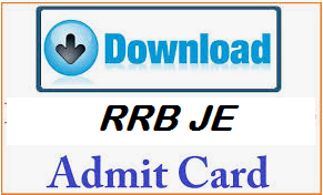 RRB JE Admit Card