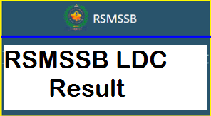 RSMSSB LDC Result