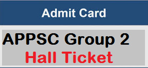 appsc group 2 hall tickets