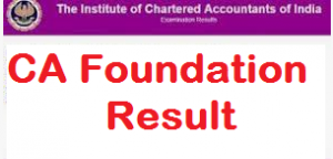 ca foundation result