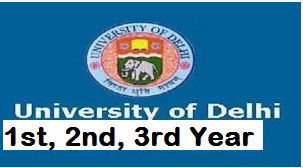 delhi university date sheet