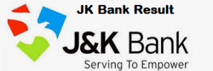 jk bank associate result