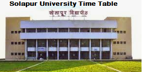 solapur university time table