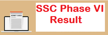 ssc selection post phase 6 result
