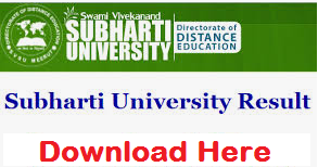 subharti university result